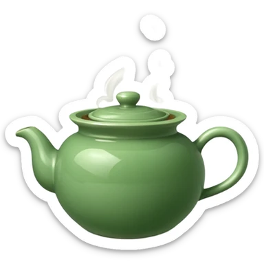 sencha. kyushu pot, gong fu sticker