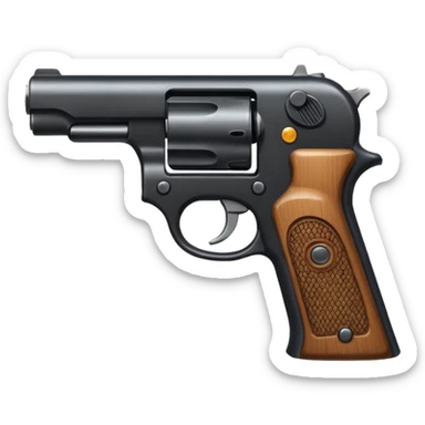 A handgun sticker