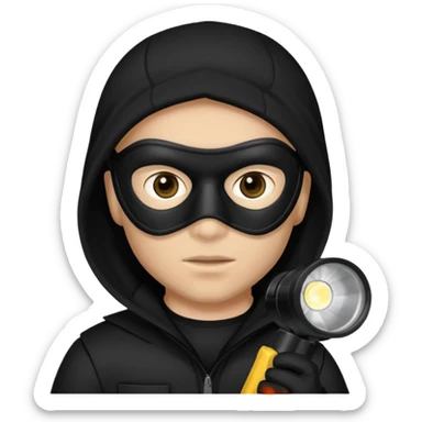 burglar  sticker