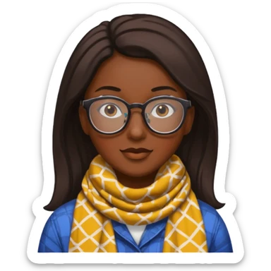 madre con jafas arrabe sticker