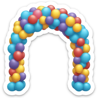 Balloon arch sticker