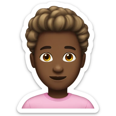 Gay black guy being fem. sticker
