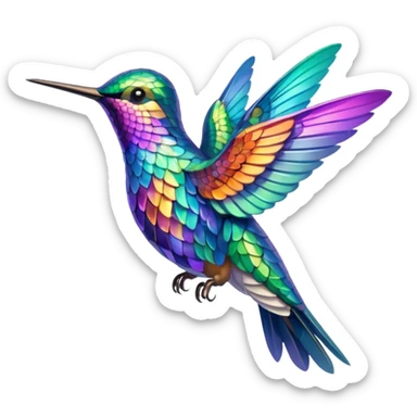 Humming birds sticker