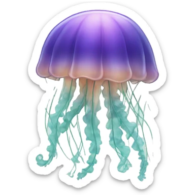 Pretty jellyfish  sticker