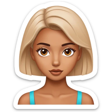 Instagram model girl  sticker