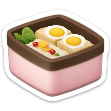 kawai bento box sticker