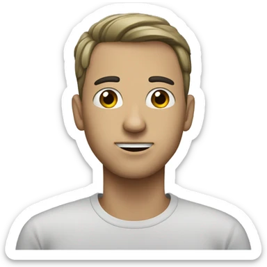 person with slang sigma sticker