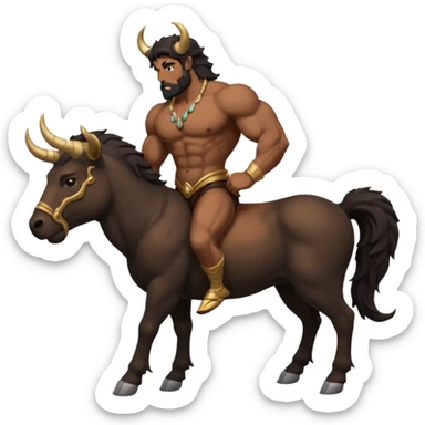 Centaur bull body sticker