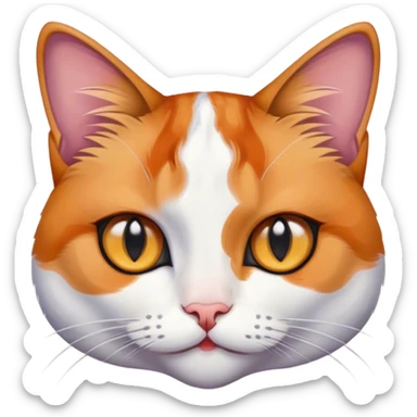 Gata cerrando un ojo sticker