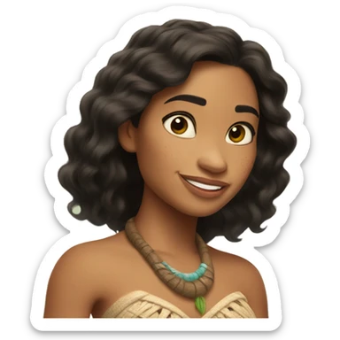 Princess Moana sticker