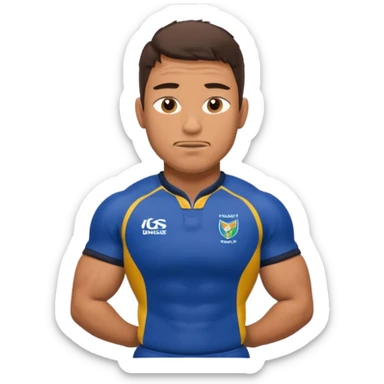Joueur de rugby sticker