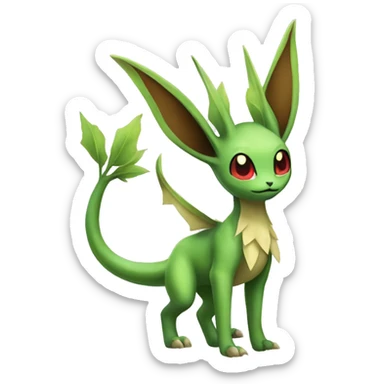 Leafeon-Flygon full body sticker
