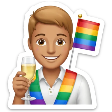 Gay with fuck sticker