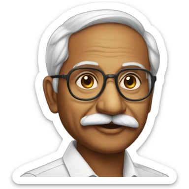 N.Rangasamy cm of Pondicherry  sticker