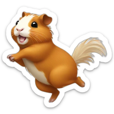 Dancing guinea pigs sticker
