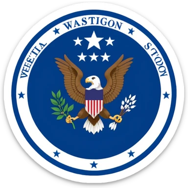 Washington flag sticker