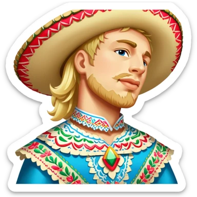 Traditional Costume Enthusiast sticker