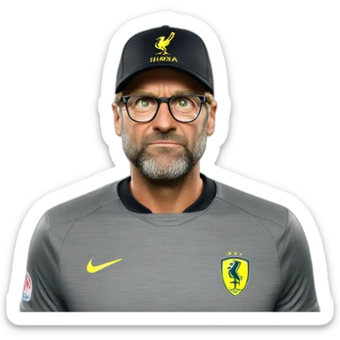 jurgen klopp shrug sticker