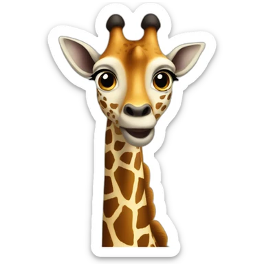 Jirafa hermosa sticker