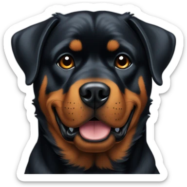 rottweiler dog sticker
