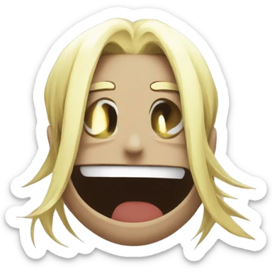 Happy chaos from guilty gear weary sticker