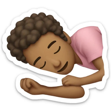 me sleeping  sticker
