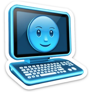 a jarvis computer interface sticker