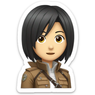Mikasa Ackerman sticker