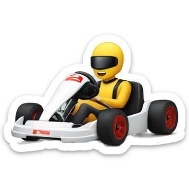Go kart sticker