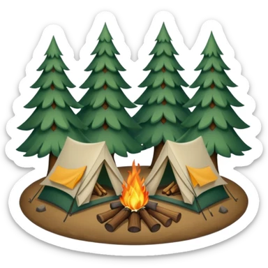 campsite sticker