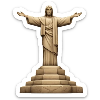 Christ the redeemer sticker