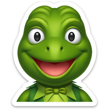 Kermit the frog sticker