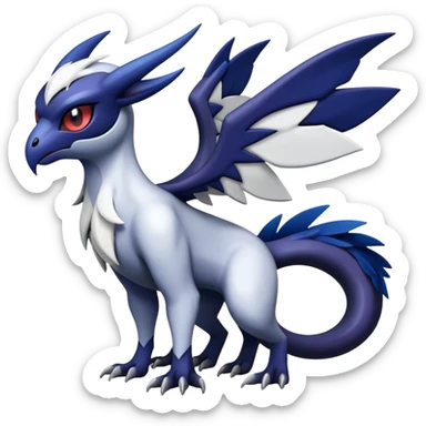 Shiny Absol-Noibat-Noivern-Hybrid (Full body) sticker