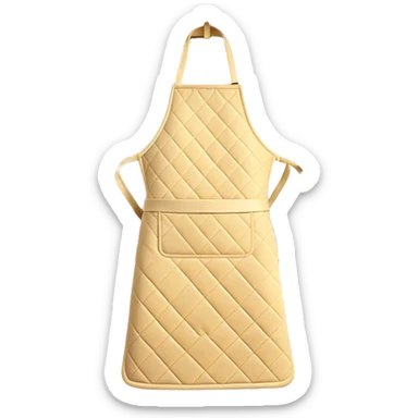 Cinematic Realistic Apron & Oven Mitts, a neatly folded soft pastel apron with subtle fabric textures, resting next to thickly padded oven mitts with a quilted pattern, warm golden kitchen lighting reflecting off the fabrics, evoking a sense of homely warmth and culinary creativity. sticker