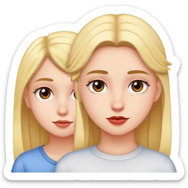 girl without his gay frend sticker