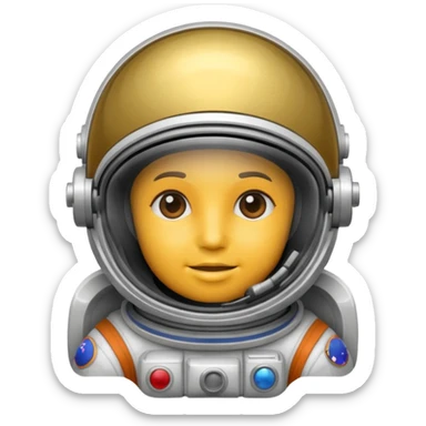 Astronaut helmet Large sticker