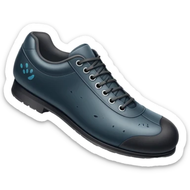 a full human leg with a sneakered foot pressing down on the ground. The shoe sole touches the floor, and directly beneath it a fresh shoe print is clearly visible. Rounded, glossy, smooth, soft shadows, white background.





 sticker