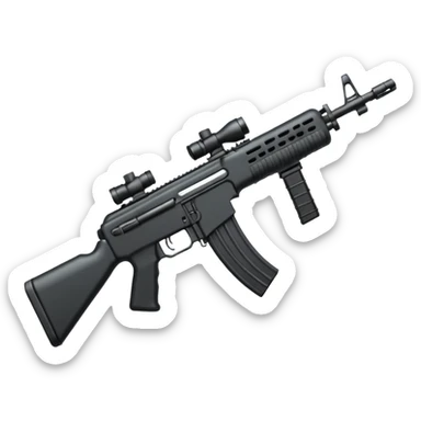 assault rifle sticker
