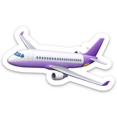 Light purple airplane window  sticker