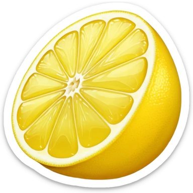 lemon wedge
 sticker