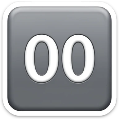 100 dans un carre gris sticker