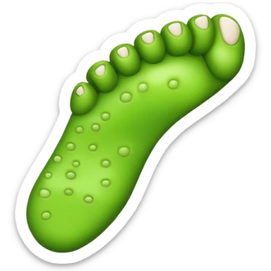 foot fungus emoji sticker