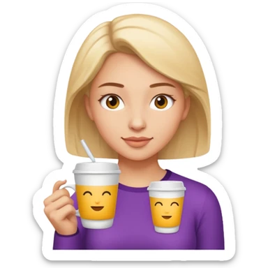 lean nella cup sticker