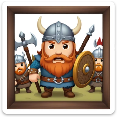 Guerra vikinga sticker