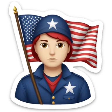 American Patriot sticker
