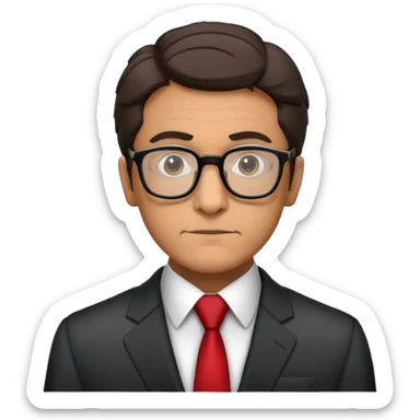 The Professor from Money Heist sticker