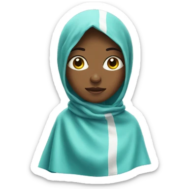 girl with swimming cloth sticker