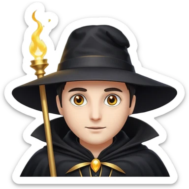 Ich bin Zauber und kann etwas Merkwürdiges machen. sticker