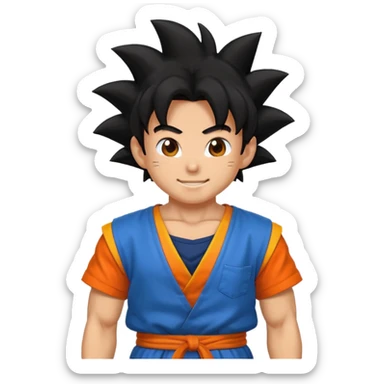 Goku emoji whatsapp sticker