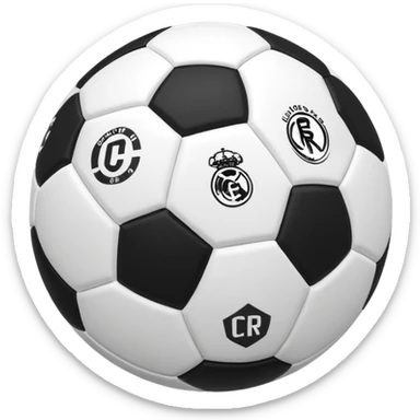 Sa un emoji de balón de CR7  sticker